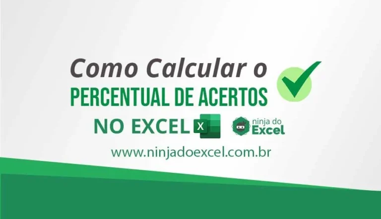 como calcular porcentagem de acertos em uma prova